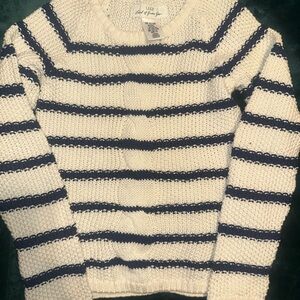 H&M Kids Striped Sweater - Navy and White